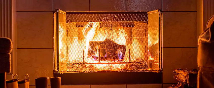 Mendota Hearth Landscape Fireplace Installation in Scottsboro, Alabama