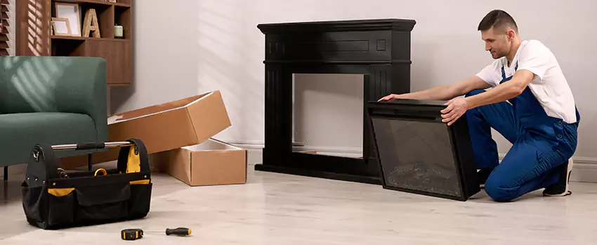 Old Rusted Metal Fireplace Repair And Replacement in Scottsboro, AL